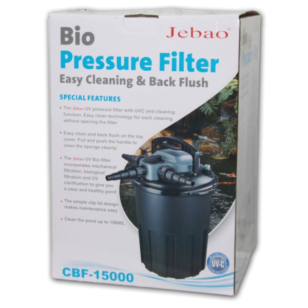 JEBAO CBF-15000 Druckfilter + 36W UV-Filter Teichfilter | © by gartenteiche-fockenberg.de