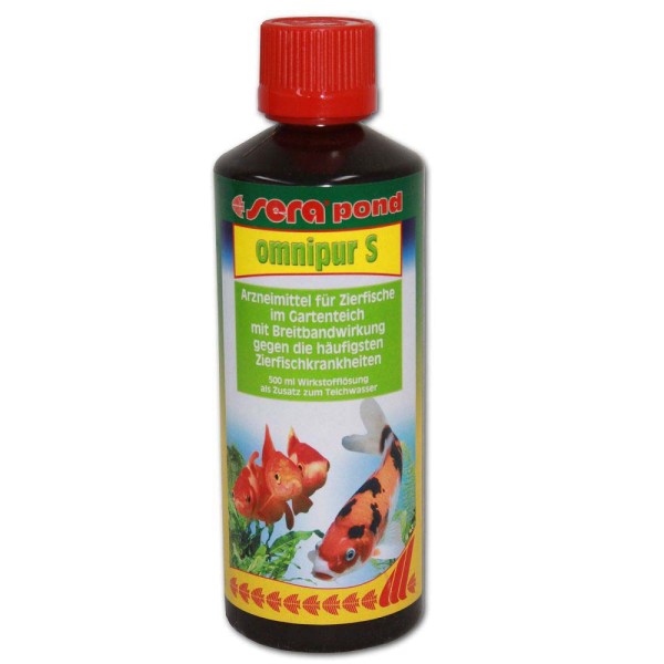 Sera Pond Omnipur S Fischmedizin 500ml - 4001942075701 | © by gartenteiche-fockenberg.de