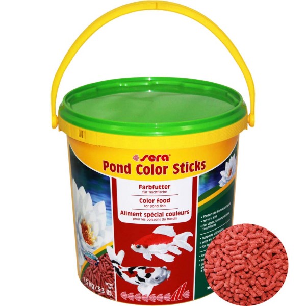 Sera Pond Color Sticks Farbfutter 10L - 4001942071598 | © by gartenteiche-fockenberg.de