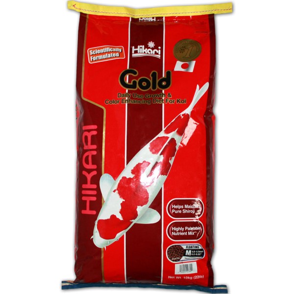 HIKARI Gold Medium Pellets Koifutter Ø 5mm 10kg - 42055023894 | © by gartenteiche-fockenberg.de