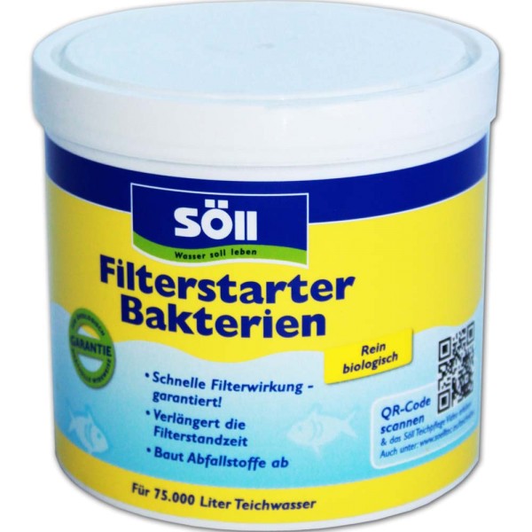 SöLL Filterstarter Bakterien 500g - 4021028144329 | © by gartenteiche-fockenberg.de