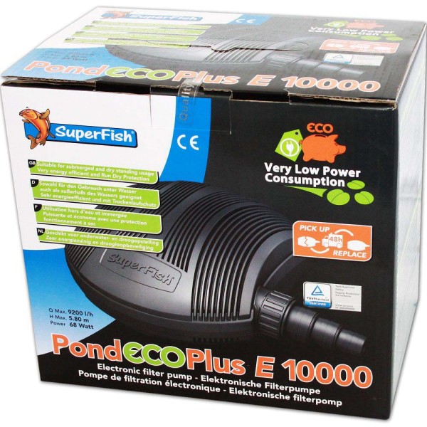 Superfish Pond ECO Plus E 10000 Teichpumpe - 8715897205866 | © by gartenteiche-fockenberg.de