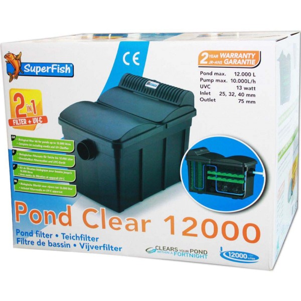 Superfish PondClear 12000 Teichfilter + UVC - 8715897224225 | © by gartenteiche-fockenberg.de