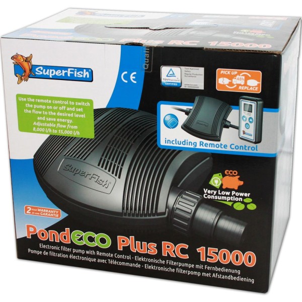 SUPERFISH Pond ECO Plus RC 15000 Teichpumpe - 8715897269301 | © by gartenteiche-fockenberg.de