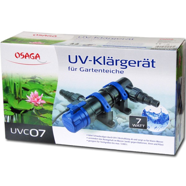 Osaga UV-Klärgerät UVC 7 Modell 2019 - 4250247608972 | © by gartenteiche-fockenberg.de