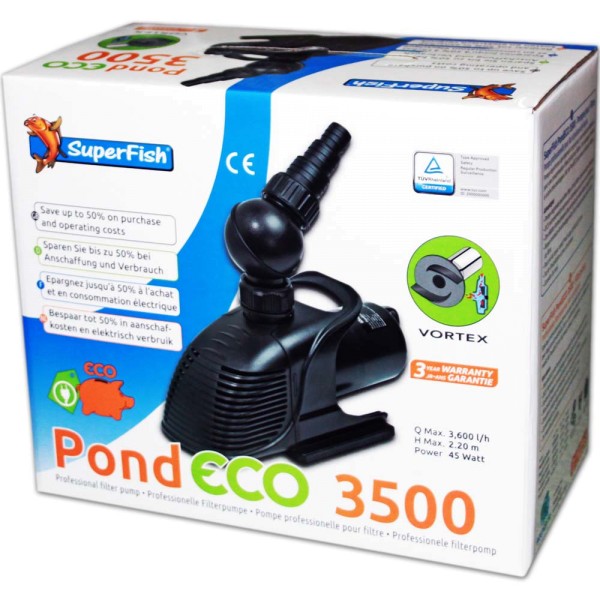 Superfish Pond ECO 3500 Teichpumpe - 8715897044304 | © by gartenteiche-fockenberg.de