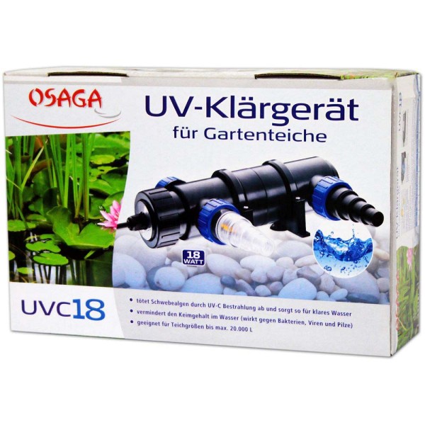 Osaga UV-Klärgerät UVC 18 - 4250247608842 | © by gartenteiche-fockenberg.de