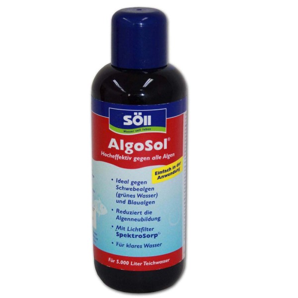 SöLL AlgoSol Algenbekämpfung 250ml - 4021028113561 | © by gartenteiche-fockenberg.de