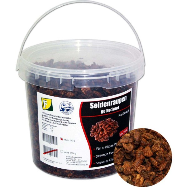 TEICHFREUND® Seidenraupen Premium Qualität 750g