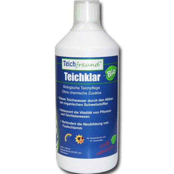 TEICHFREUND® Teichklar Bio Wasseraufbereiter 1L - 21410 | © by gartenteiche-fockenberg.de