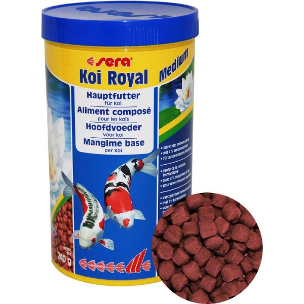 Sera Koi Royal Medium Koifutter 1000ml - 4001942071154 | © by gartenteiche-fockenberg.de