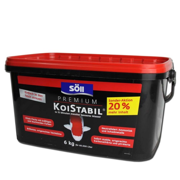 Söll Koistabil Premium Wasseraufbereiter 6kg - 4021028174999 | © by gartenteiche-fockenberg.de