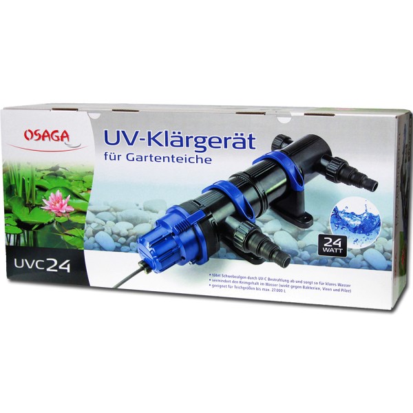 Osaga UV-Klärgerät UVC 24 Modell 2019 - 4250247609009 | © by gartenteiche-fockenberg.de 